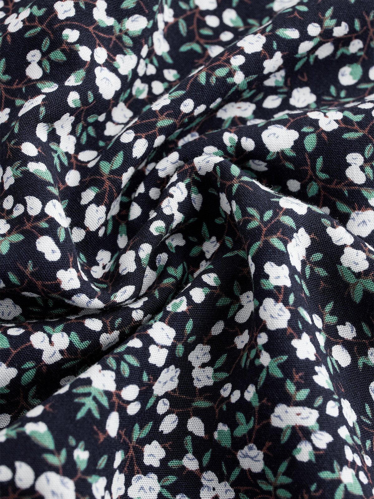 Floral Cotton Blends Shirt & Top | roselinlin