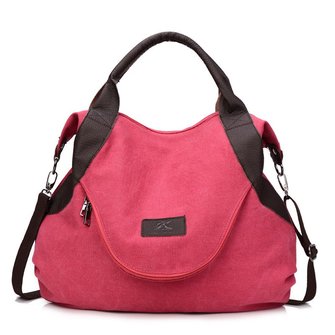 Outdoor Capacity High Women Casual Travel Canvas Shoulder Bag