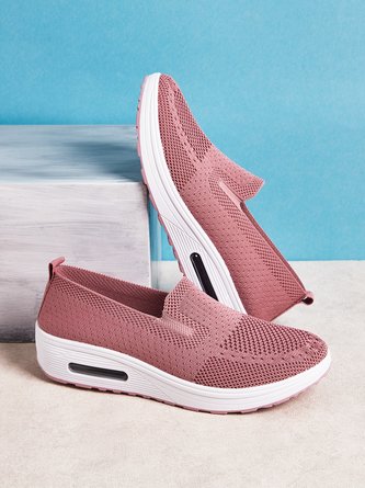 Lightweight Platform Flyknit Air Cushion Sneakers