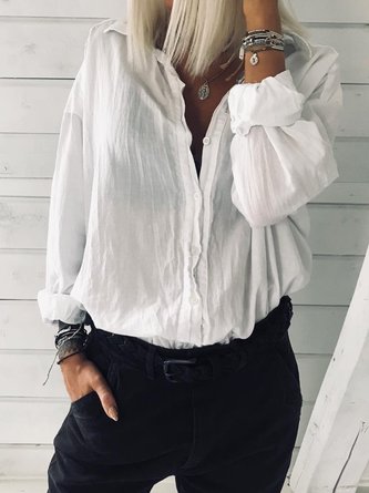 White Cotton Holiday Shirts & Tops