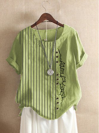 Casual Short Sleeve Top
