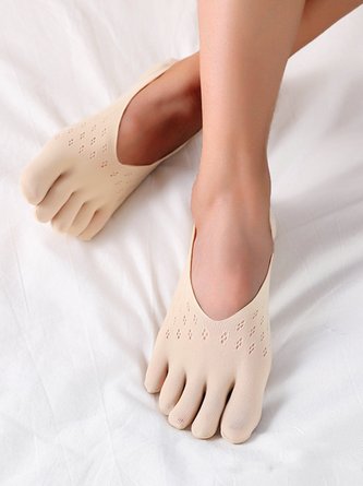 Women Breathable Lightweight Toe Socks
