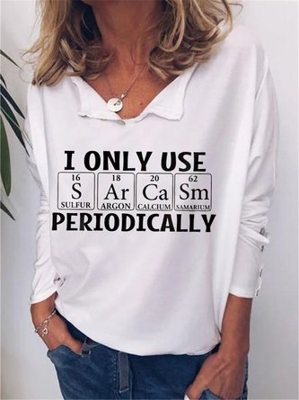 Sarcastic Sweater, I Only Use Sarcasm Periodically Sweater, Funny Chemistry Sweater, Funny Science Sweater, Sarcastic Chemistry Sweater