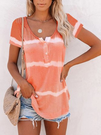 Casual Stripes Shirts & Tops
