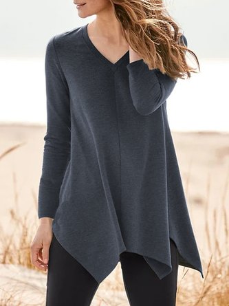 Long Sleeve A-Line Shirt & Top