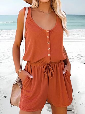 Casual vacation beach Jumpsuit & Romper