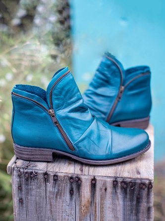 Low Heel Winter Booties