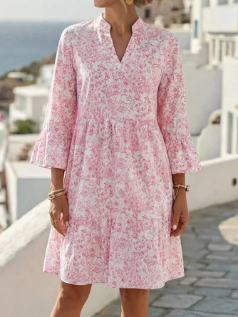 Others Vintage Cotton Blend Dress No