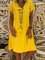Soft V-Neck Short Sleeve Dress