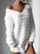 Long Sleeve Solid Cashmere Sweet Fleece Fuzzy Sweater