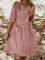 Crew Neck Women Summer A-Line Dresses