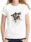 Women Summer Tops Funny 3D Cat Printed Tee Casual T Shirt Short Sleeve Tees Blouse
