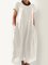 Women Pockets Round Neck Short Sleeve Shift Plus Size Maxi Dresses