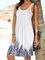 A-Line Solid Crew Neck Casual Dresses