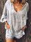 V Neck Short Sleeve Solid Shirts & Tops