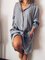 Women V Neck Long Sleeve Casual Dresses