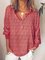 Striped Casual Blouse & Shirts