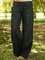 Cotton-Blend Casual Pockets Bottoms