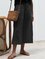 Elastic Waist Solid Plus Size Pants