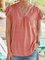 Short Sleeve Cotton V Neck Shirts T-shirts
