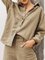 Women Solid Long Sleeve Casual Linen Tops