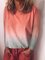 Plus Size Gradient Long Sleeve Top