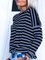Black Casual Crew Neck Long Sleeve Top
