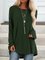 Women Crew Neck Cotton Long Sleeve Top