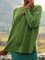 Crew Neck Knitted Sweaters Plus Size Pullovers Jumpers