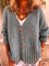 Women Casual Plus Size Sweater Cardigan