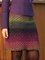 Red Cotton-Blend Patchwork Color-Block Casual plus size Skirts