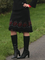 Printed Cotton-Blend Casual Skirt