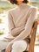 Long Sleeve Turtleneck Knitted Basic Sweater