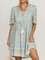 Summer Half Sleeve V-Neck Floral Dresses
