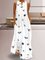 Floral Sleeveless Summer Beach Long Maxi Dress