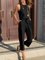 Vintage Plain Plus Size Sleeveless Crew Neck Casual Jumpsuits