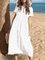 Cotton Solid Casual Dresses