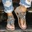 Women Plus Size Super Posh Gladiator Comfy Zipper Sandals