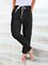 Cropped harem pants Solid Casual Pants