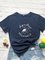 Plus Size Short Sleeve Animal Casual Cotton-Blend Shirts & Tops