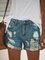 Summer Jean Vintage Denim Ripped Shorts