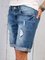 Women Plain Vintage Denim Bottoms