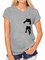 Short Sleeve Casual Cat Printed Top