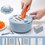 Household multi-function vegetable cutting artifact set