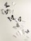 18pcs 3d Effect PVC Beautiful Butterflies Wall Stickers