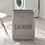 Slogan Print Laundry Storage Basket 1pc
