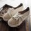 Women Vintage Closed Toe Slip on Flat Heel Shoes
