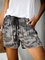 Printed Casual Women Floral Shorts