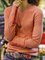 Solid Crew Neck Casual Long Sleeve Sweater
