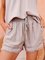 Paneled Casual Cotton Plain Pants